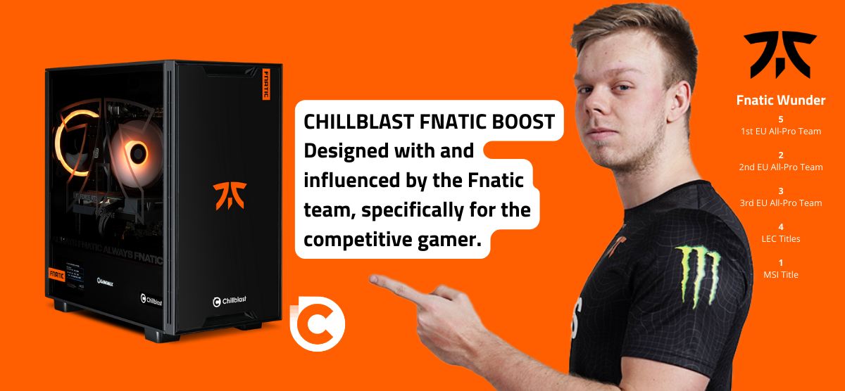Chillblast Fnatic Boost gaming PC - League of Legends specification