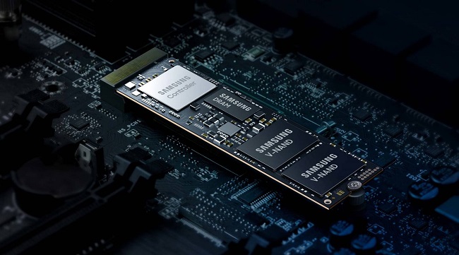 Promotional image showcasing the new controllers on the Samsung 980 Pro NVMe SSD