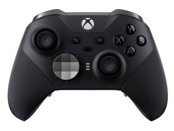 Image showing the front of an Xbox Elite Wireless Controller Series 2 against a white background