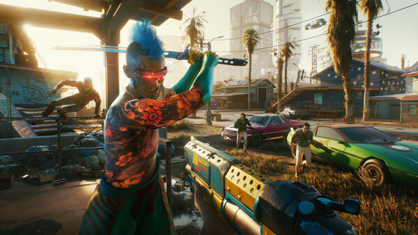 Game capture image from Cyberpunk 2077